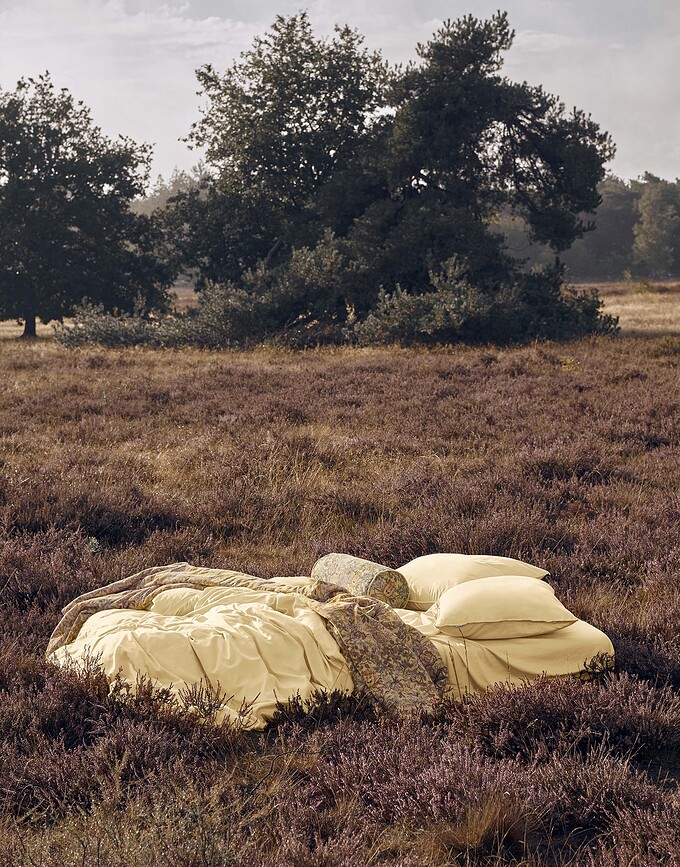 Ophelia Κουβερλί, 240 x 100 εκ., κίτρινο