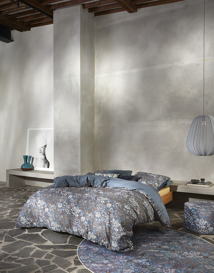 Ophelia Posteljina s patentnim zatvaračem tamnoplava 135 x 200 cm + jastučnica 60 x 80 cm