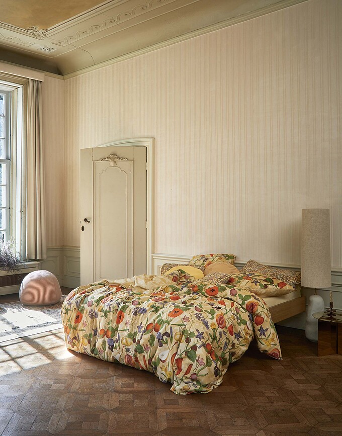 Phaedra Parure de Lit avec rabat, 240 x 220 cm, jaune, 2 Taies d'Oreiller 60 x 70 cm