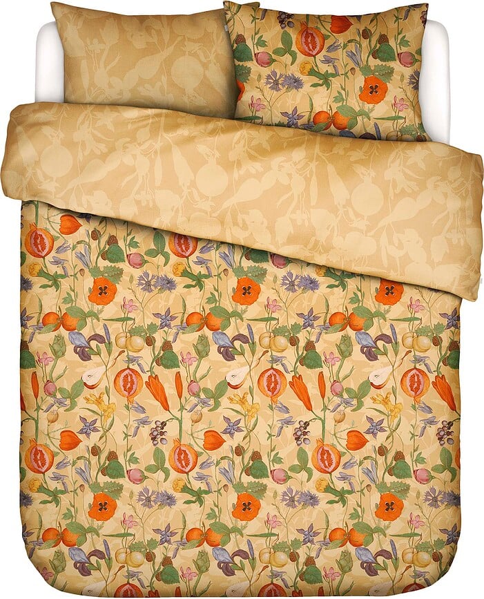 Phaedra Σετ Παπλωματοθήκης, 260 x 220 cm, κίτρινο, με 2 Μαξιλαροθήκες 60 x 70 cm, κλείσιμο φάκελος