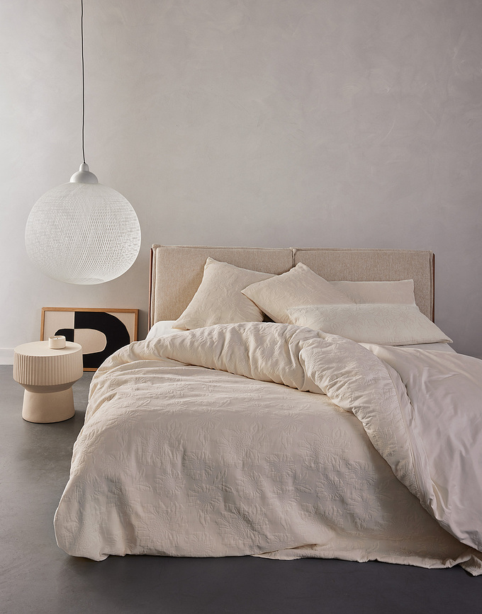 Philippine Housse de Couette 160 x 200 cm, beige