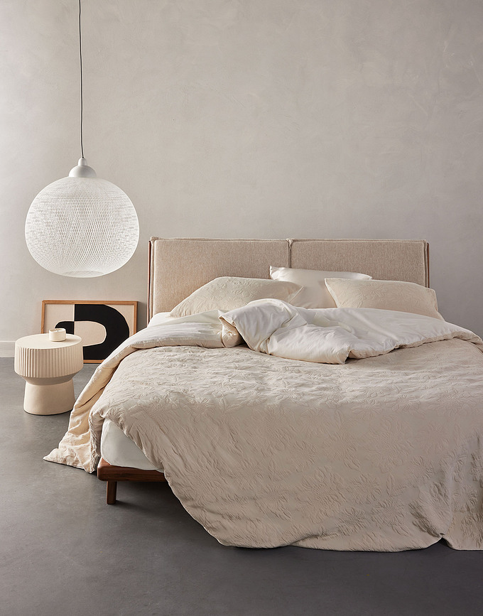 Philippine Housse de Couette 160 x 200 cm, beige