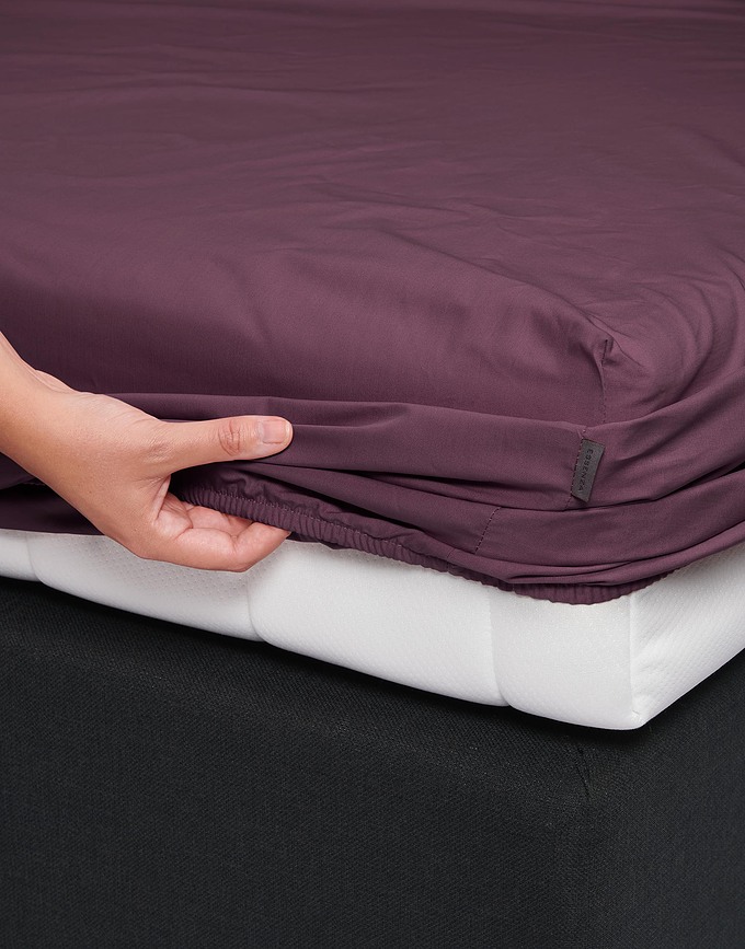 Premium Plahta s gumicom perkal 100 x 200 cm antracitna