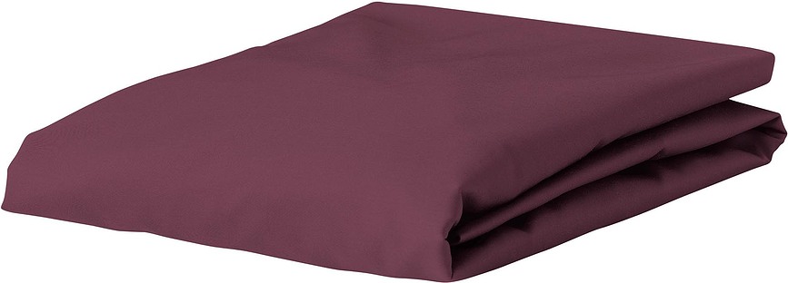 Plahta s gumicom Premium perkal 90 x 200 cm ljubičasta
