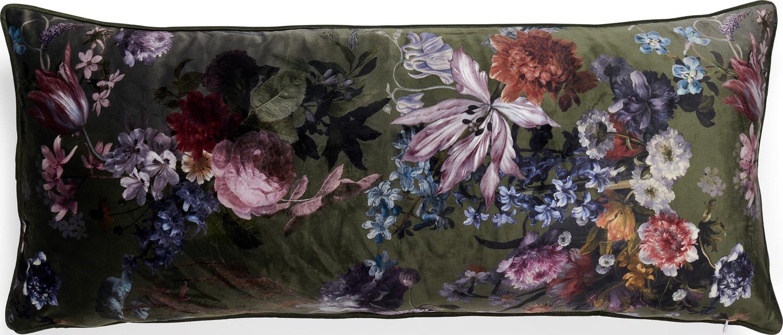 Poduszka dekoracyjna Isabelle 40 x 90 cm zielona