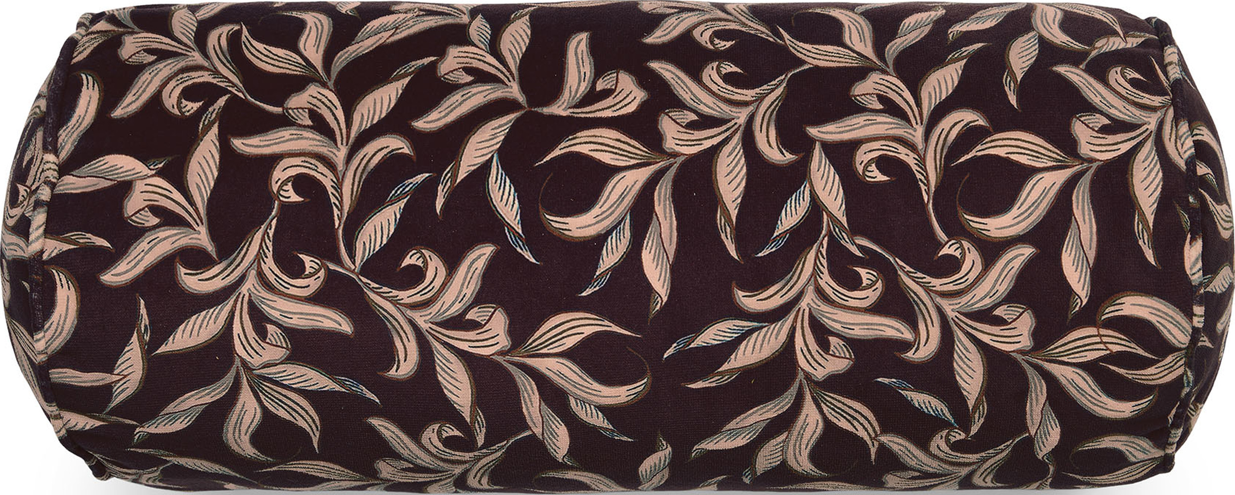 Poduszka dekoracyjna Juliette wałek 22 x 50 cm czarna