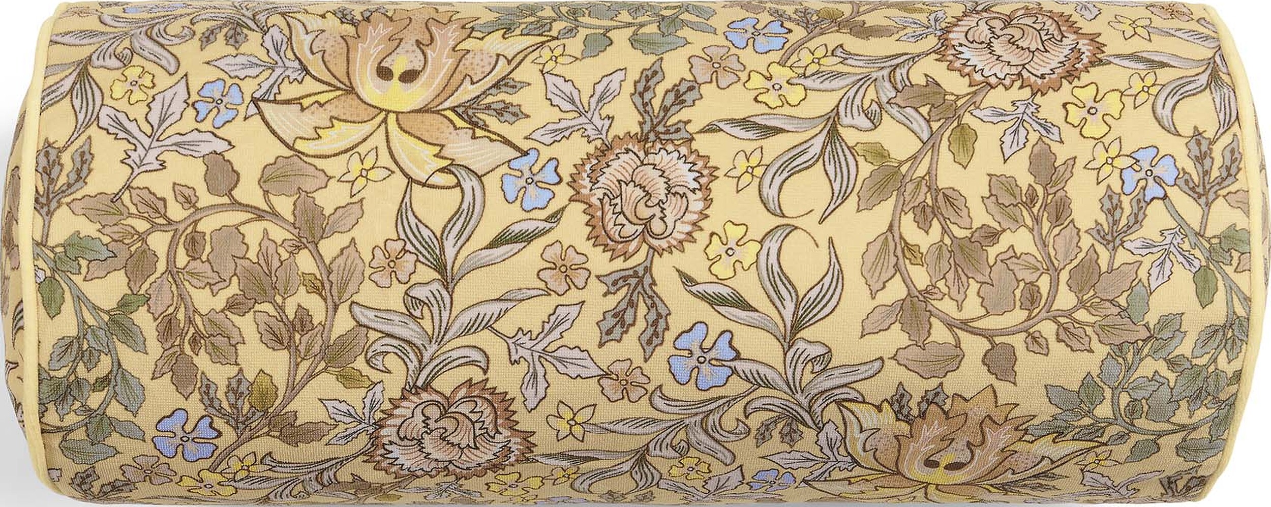 Poduszka dekoracyjna Ophelia wałek 22 x 50 cm żółty