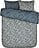 Pościel Aleste 240 x 220 cm zielono-niebieska z 2 poszewkami na poduszki 60 x 70 cm zapięcie flap