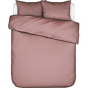 Pościel Minte 200 x 200 cm różowa z 2 poszewkami na poduszki 80 x 80 cm zapięcie suwak