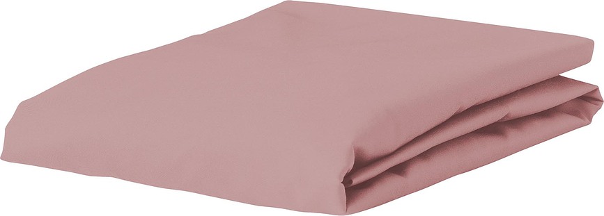 Premium Percale Bettlaken mit Gummizug 100 x 200 cm rosa