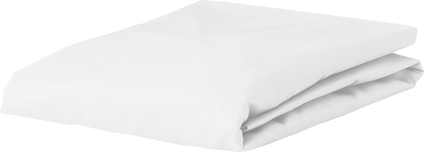 Premium Percale Bettlaken mit Gummizug 90 x 210 cm weiß
