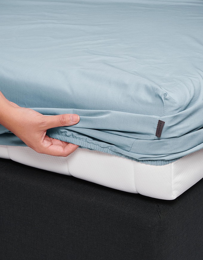 Drap Housse Premium Percale, 180 x 220 cm, crème