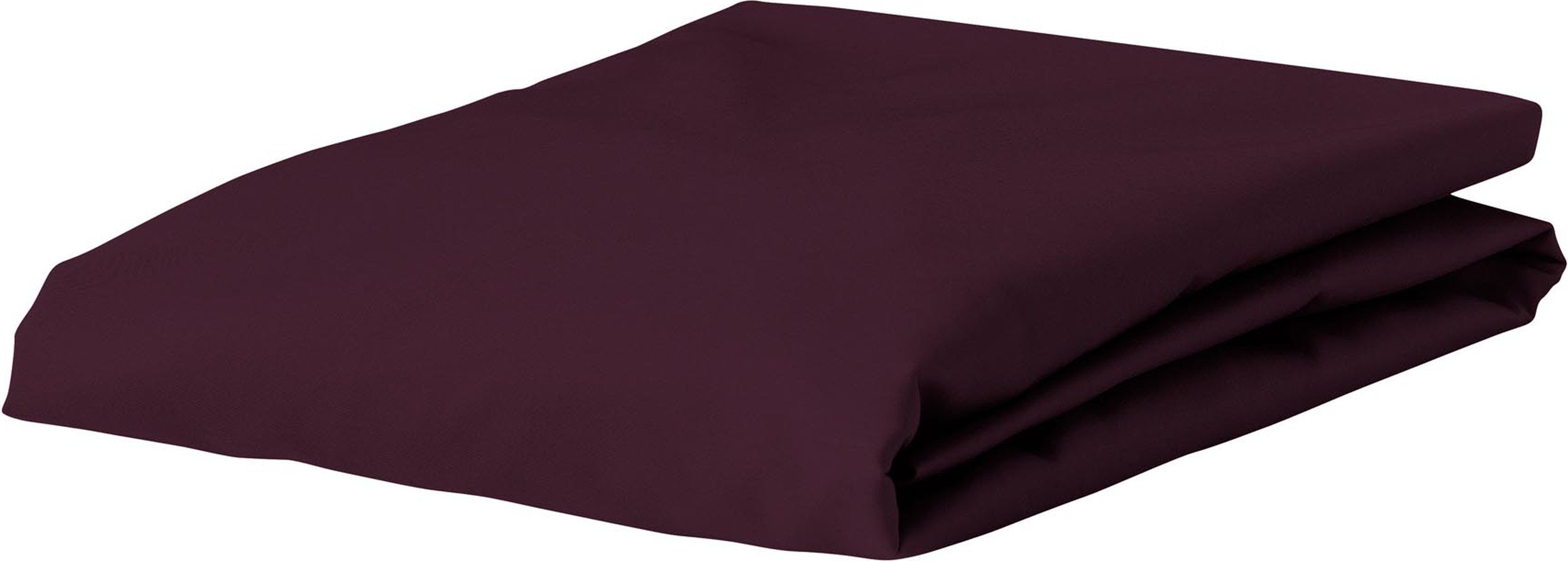 Prześcieradło z gumką Minte 90 x 210 cm burgundowe