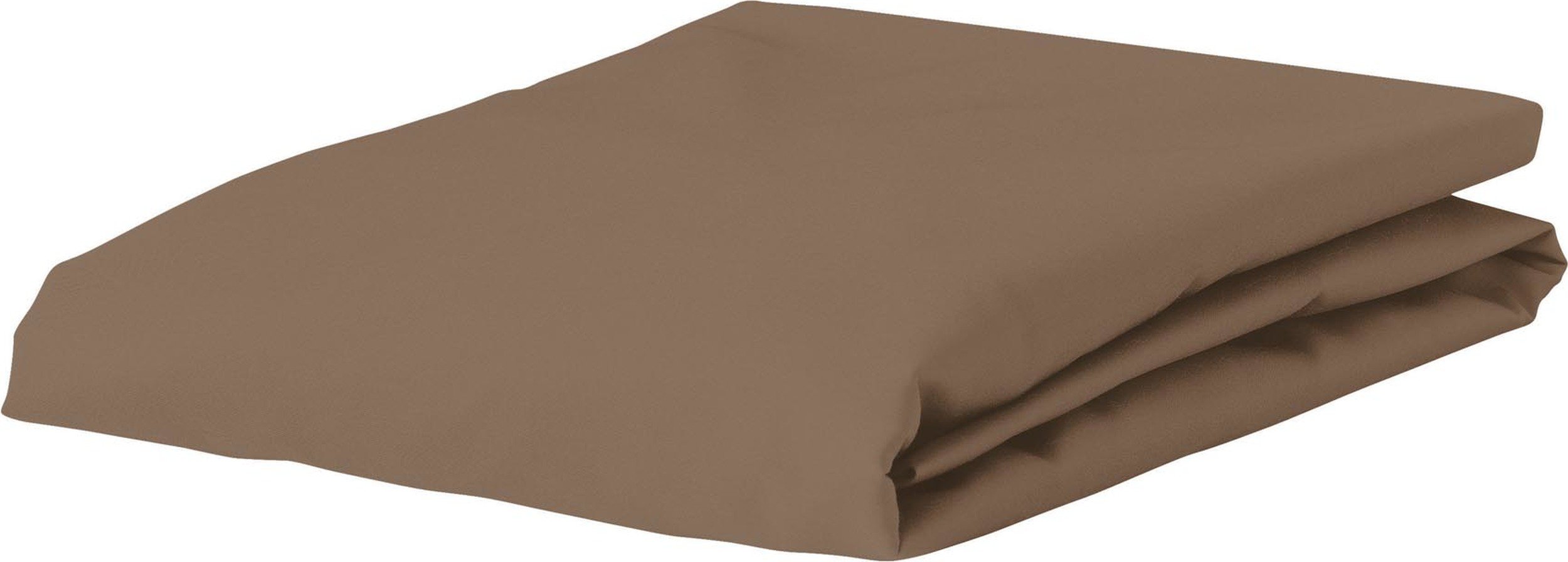Prześcieradło z gumką Minte 90 x 210 cm kawowe