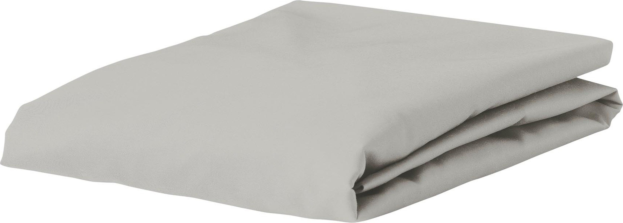 Prześcieradło z gumką Premium Percale 140 x 200 cm srebrne