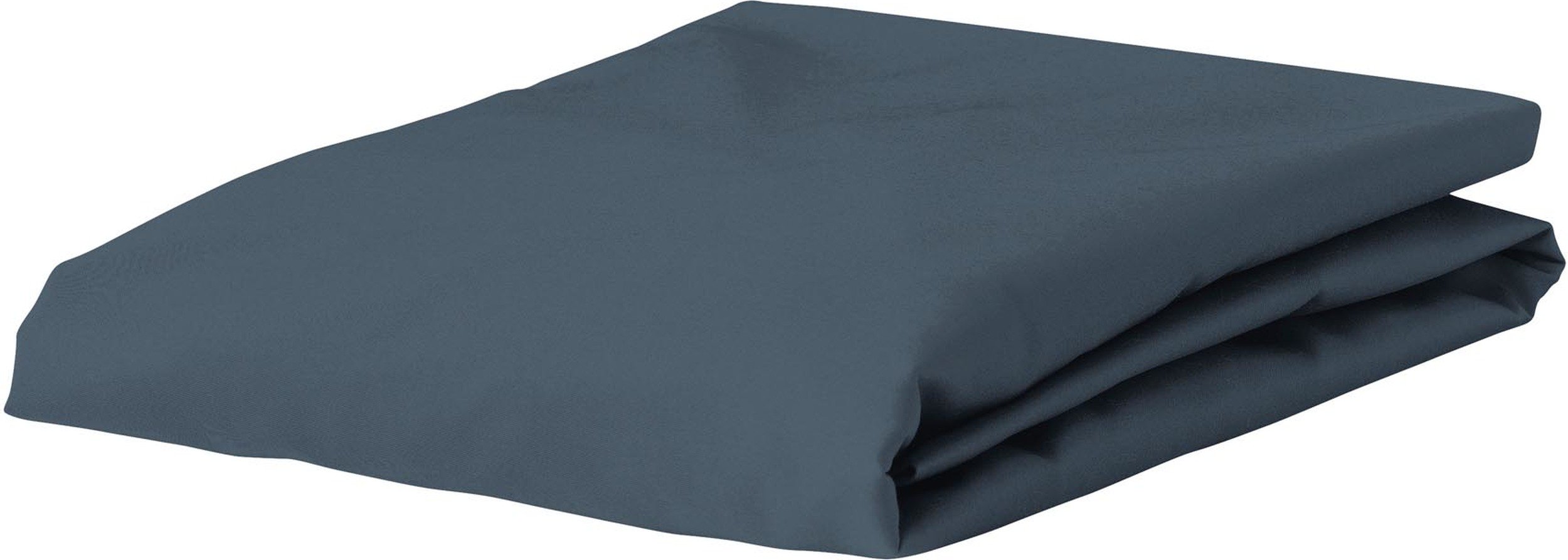 Prześcieradło z gumką Satin 90 x 210 cm niebieskoszare