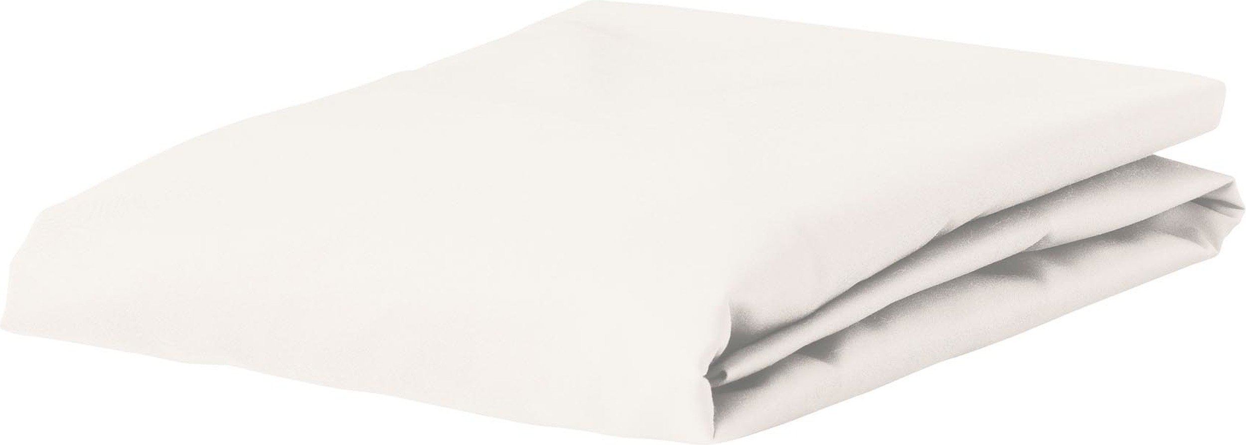 Prześcieradło z gumką Satin Topper 140 x 200 cm kremowe