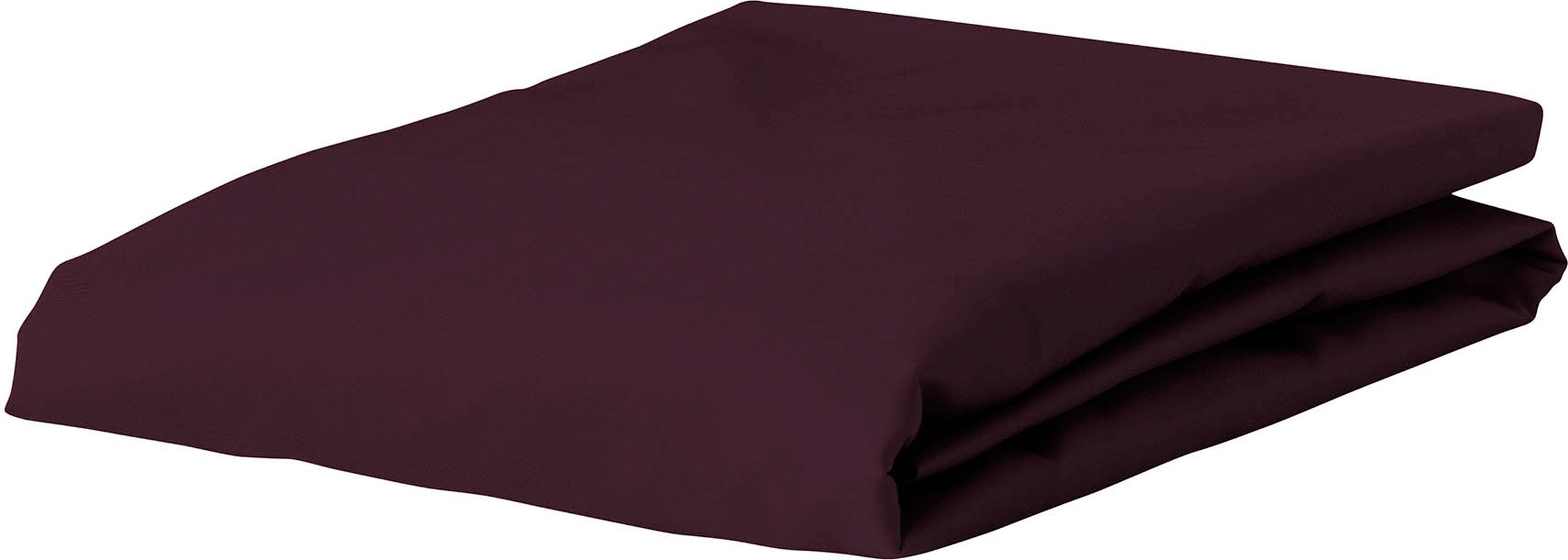 Prześcieradło z gumką The Perfect Organic Jersey 100 x 200 cm burgundowe
