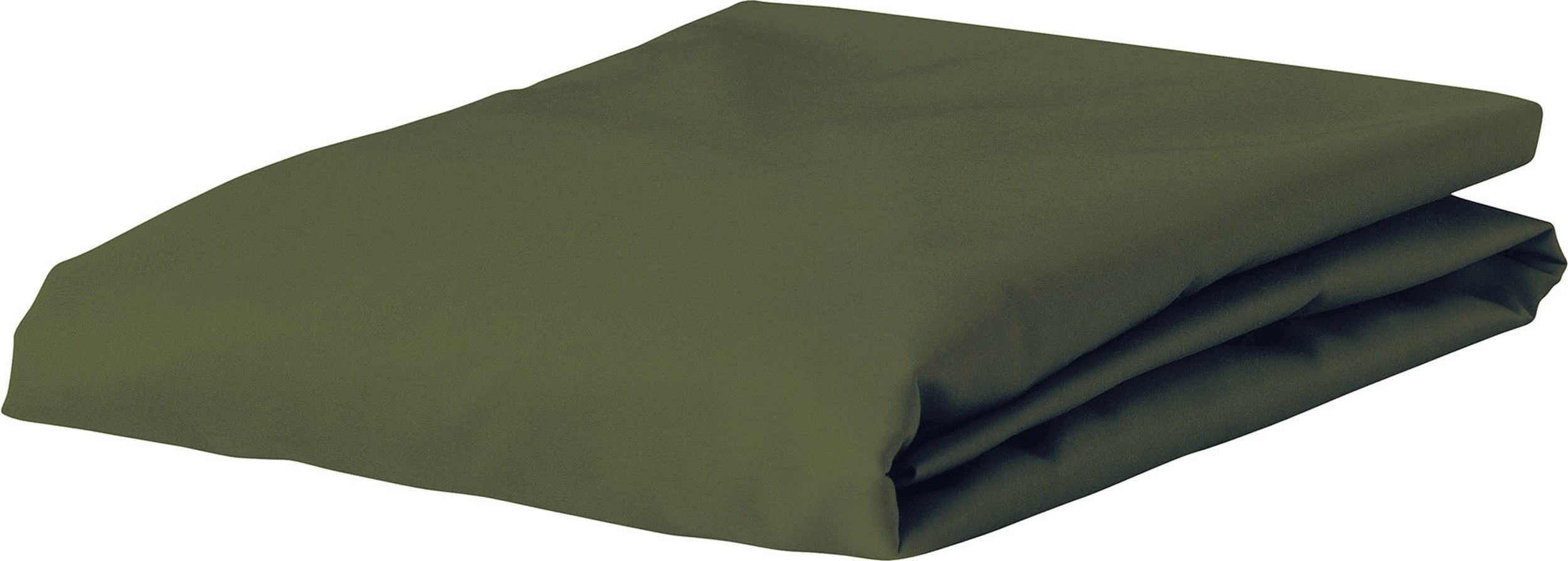 Prześcieradło z gumką The Perfect Organic Jersey 100 x 200 cm zieleń leśna