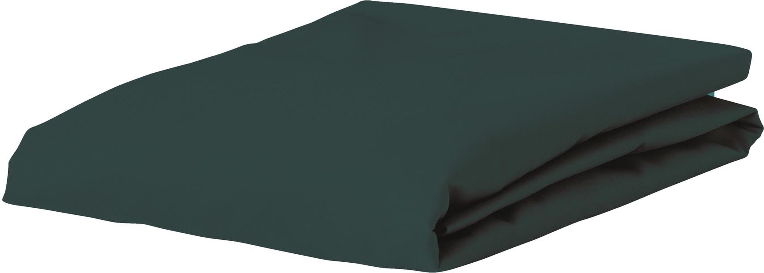 Prześcieradło z gumką The Perfect Organic Jersey 200 x 200 cm ciemnozielone