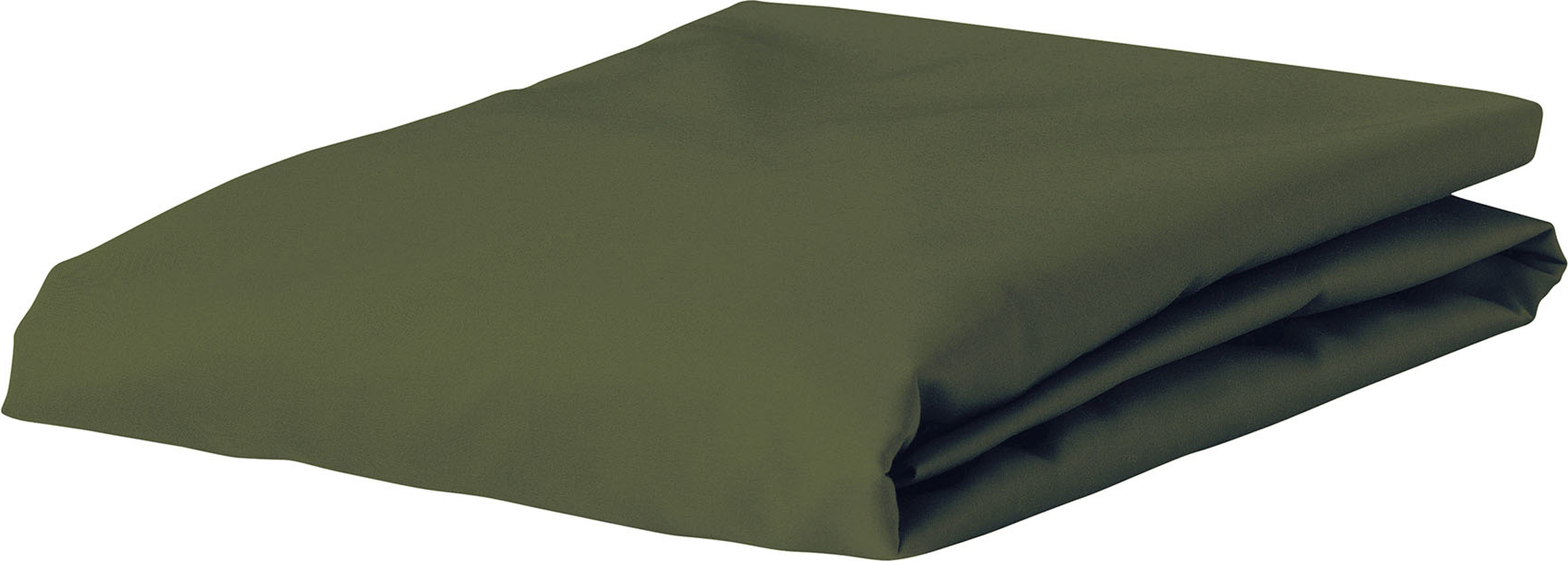 Prześcieradło z gumką The Perfect Organic Jersey 200 x 200 cm zieleń leśna