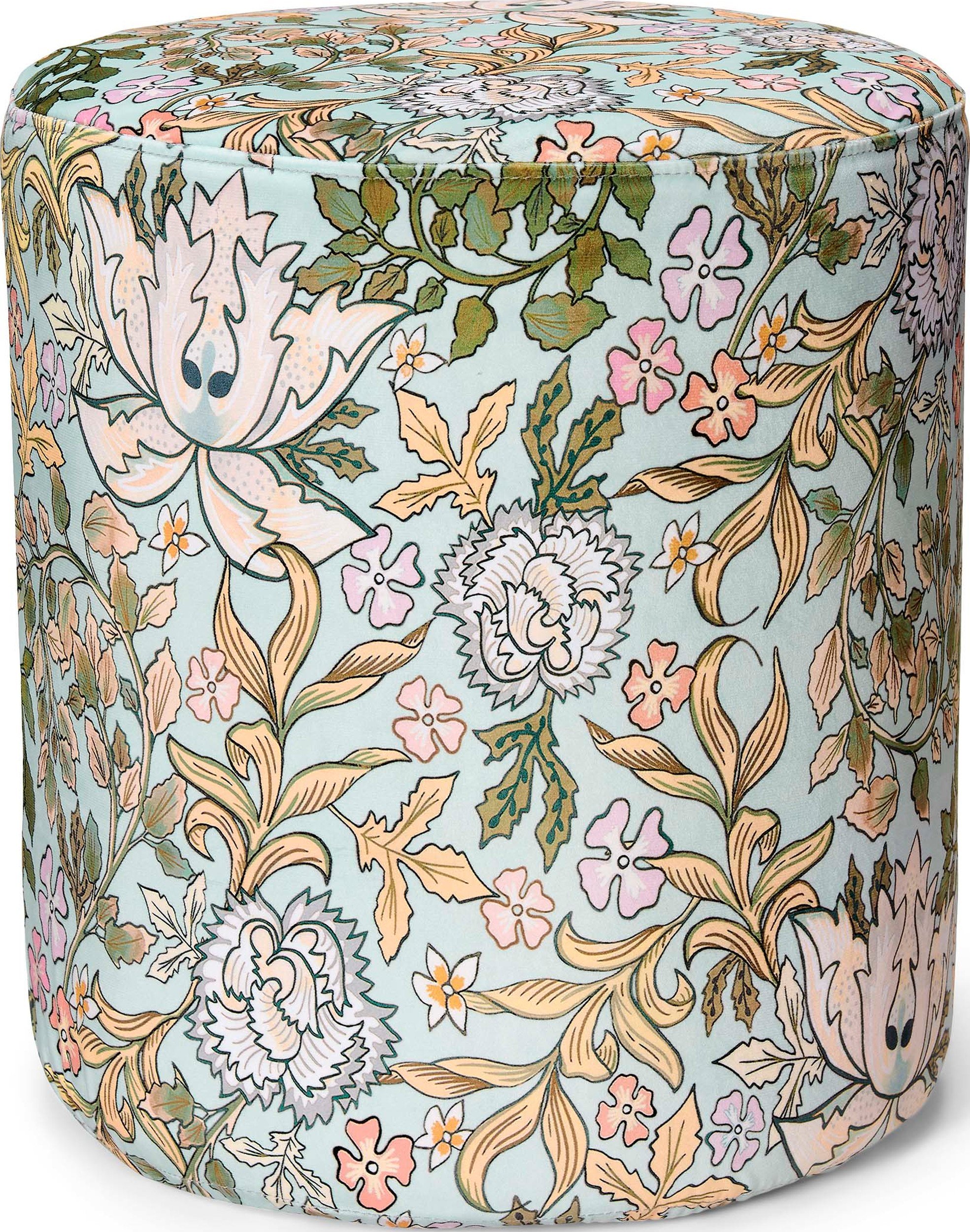 Puf Ophelia 40 cm jasnoniebieski