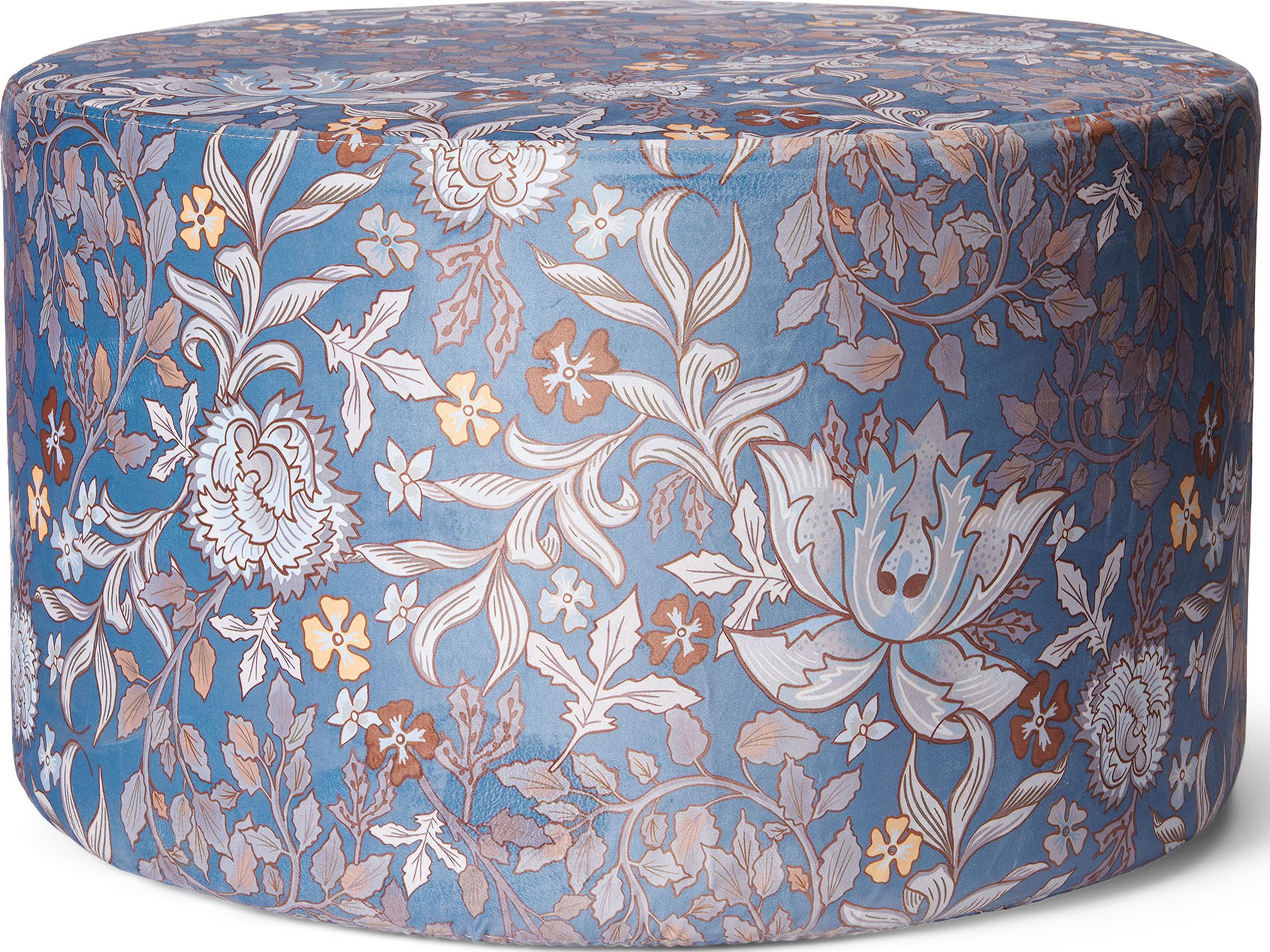 Puf Ophelia 60 cm ciemnoniebieski