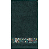 Ręcznik Fleur 60 x 110 cm ciemnozielony