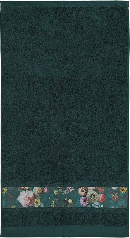 Ręcznik Fleur 70 x 140 cm ciemnozielony