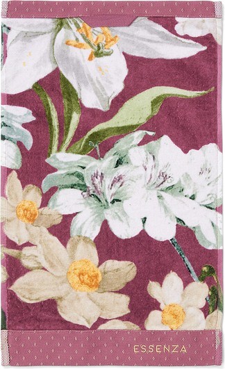 Ręcznik Rosalee 30 x 50 cm śliwkowy