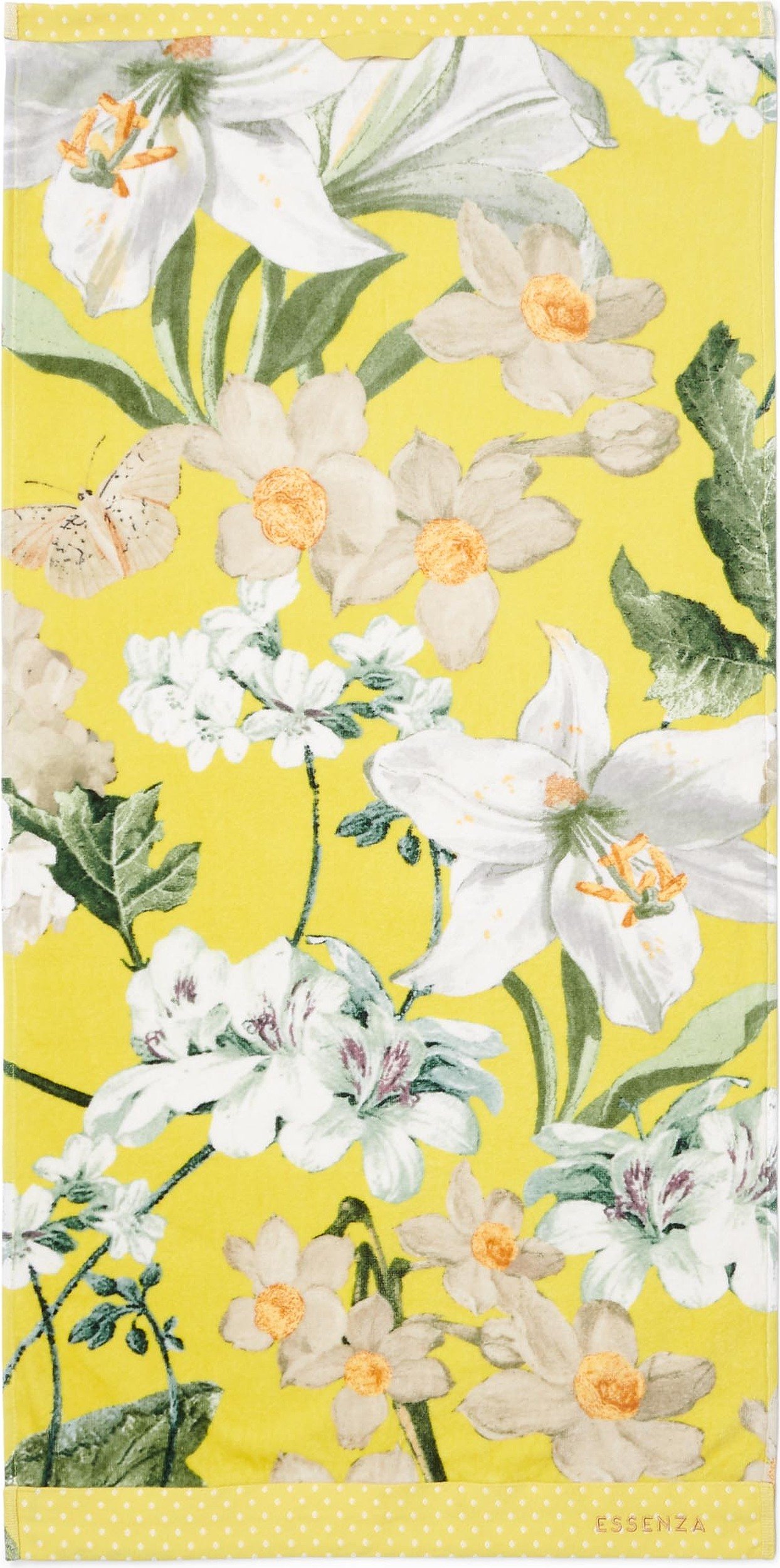 Ręcznik Rosalee 55 x 100 cm żółty