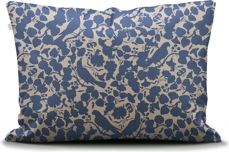 Rosie Taie d'Oreiller 60 x 70 cm, bleu-beige