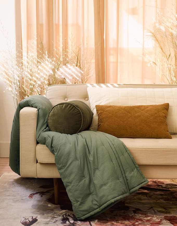 Ruth Κουβερλί, 220 x 265 εκ., πράσινο