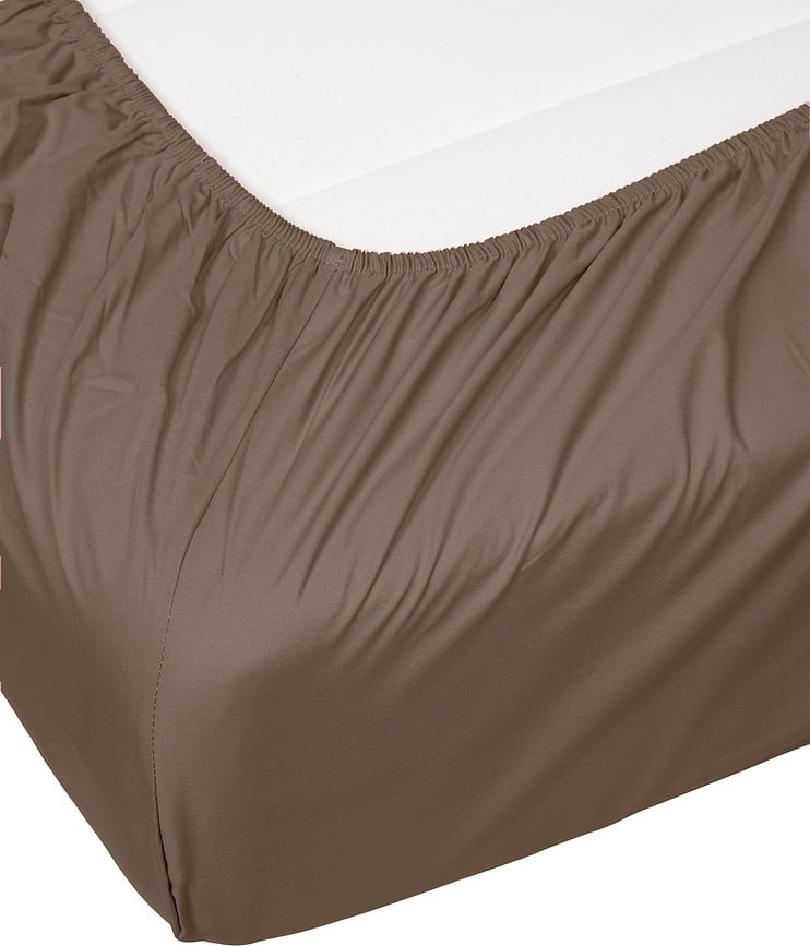 Sábana Ajustable Minte, 180 x 200 cm, amarilla