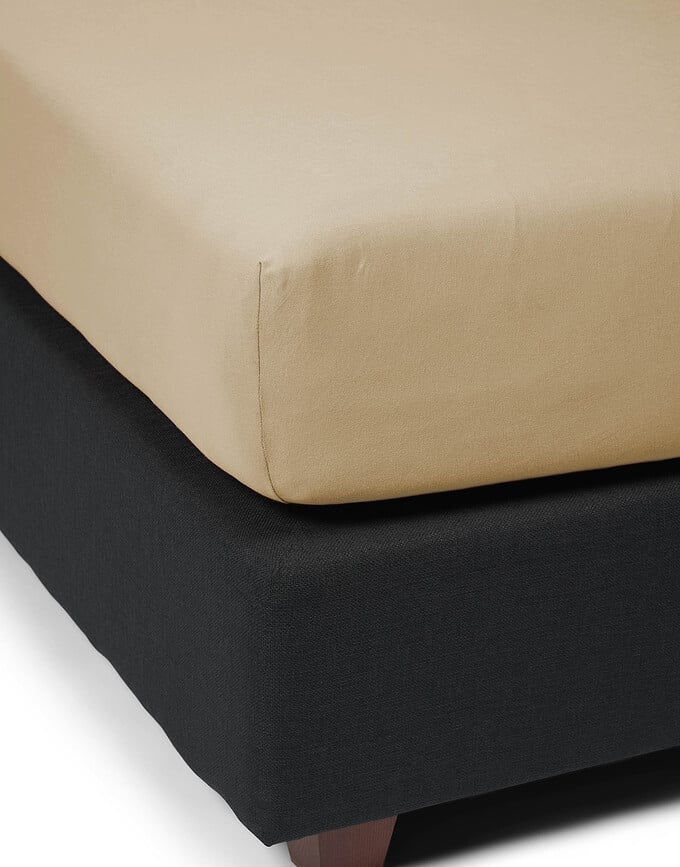 Sábana Ajustable The Perfect Organic Jersey, 200 x 200 cm, negro