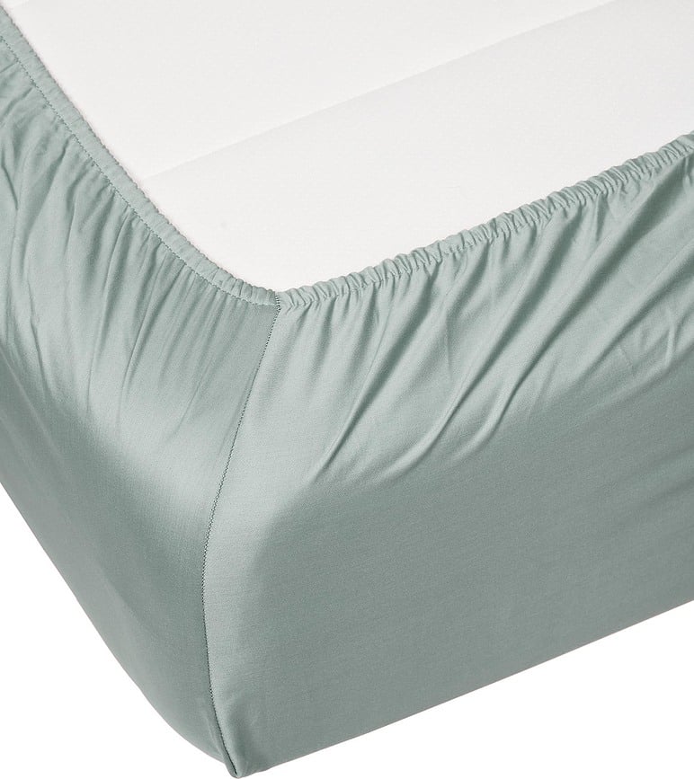 Sábana Bajera de satén, 80 x 200 cm, rosa