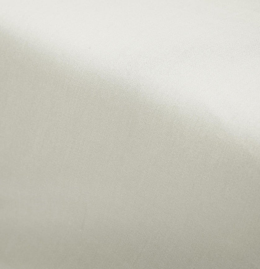 Sábana Bajera Ajustable de satén, 180 x 210 cm, blanca