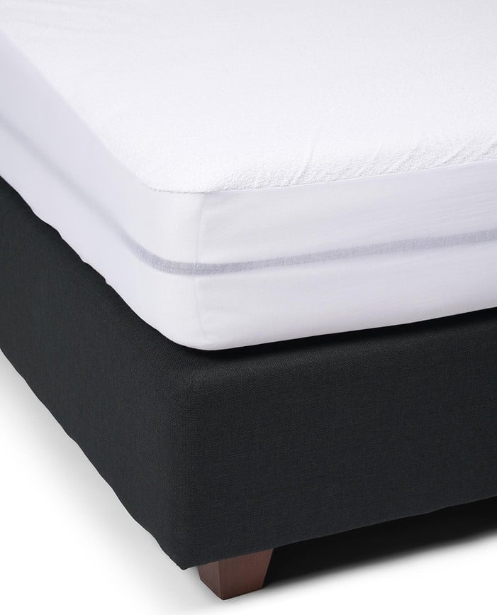 Sábana Bajera Ajustable impermeable Waterproof 90c, 180 x 200 cm, blanca