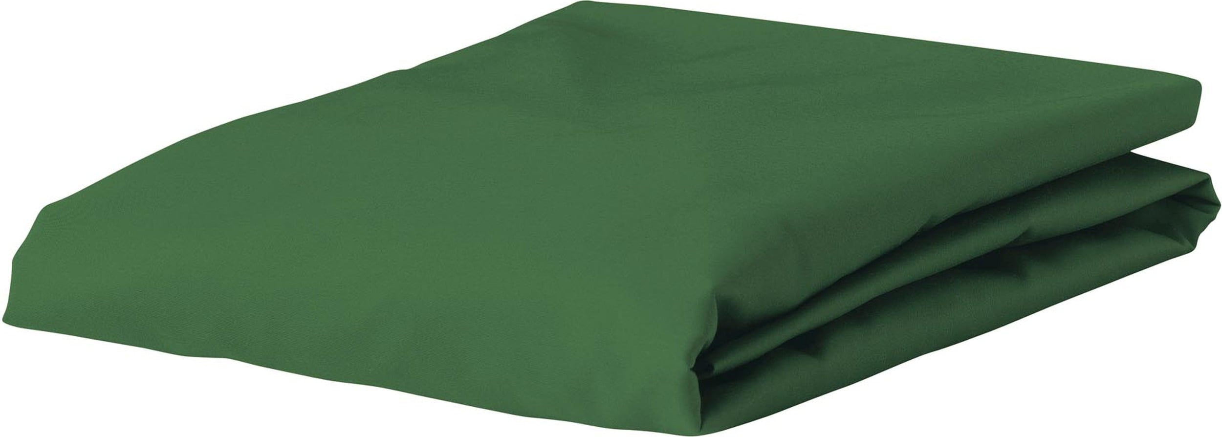 Satin Bettlaken mit Gummizug 140 x 200 cm grün