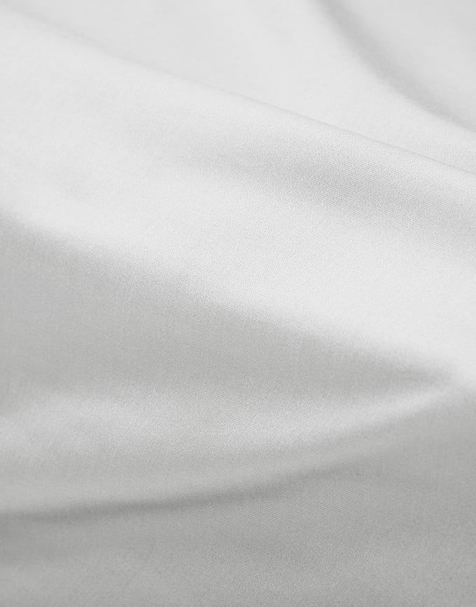 Satin Drap de lit 240 x 260 cm, blanc