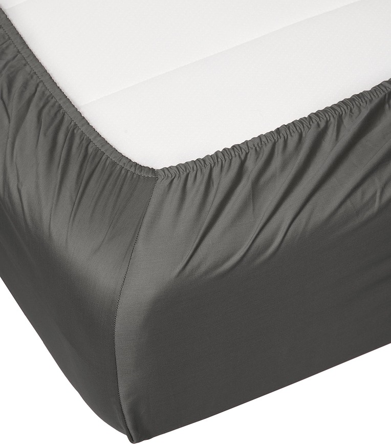 Satin Drap-housse 80 x 200 cm, rose