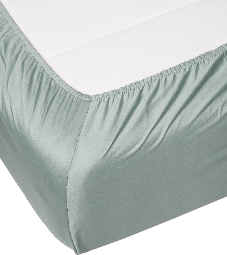 Satin Drap-housse 80 x 200 cm, rose