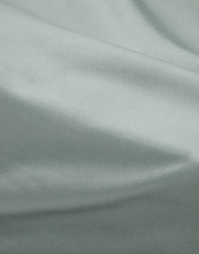 Satin Drap Housse, 90 x 200 cm, gris-beige