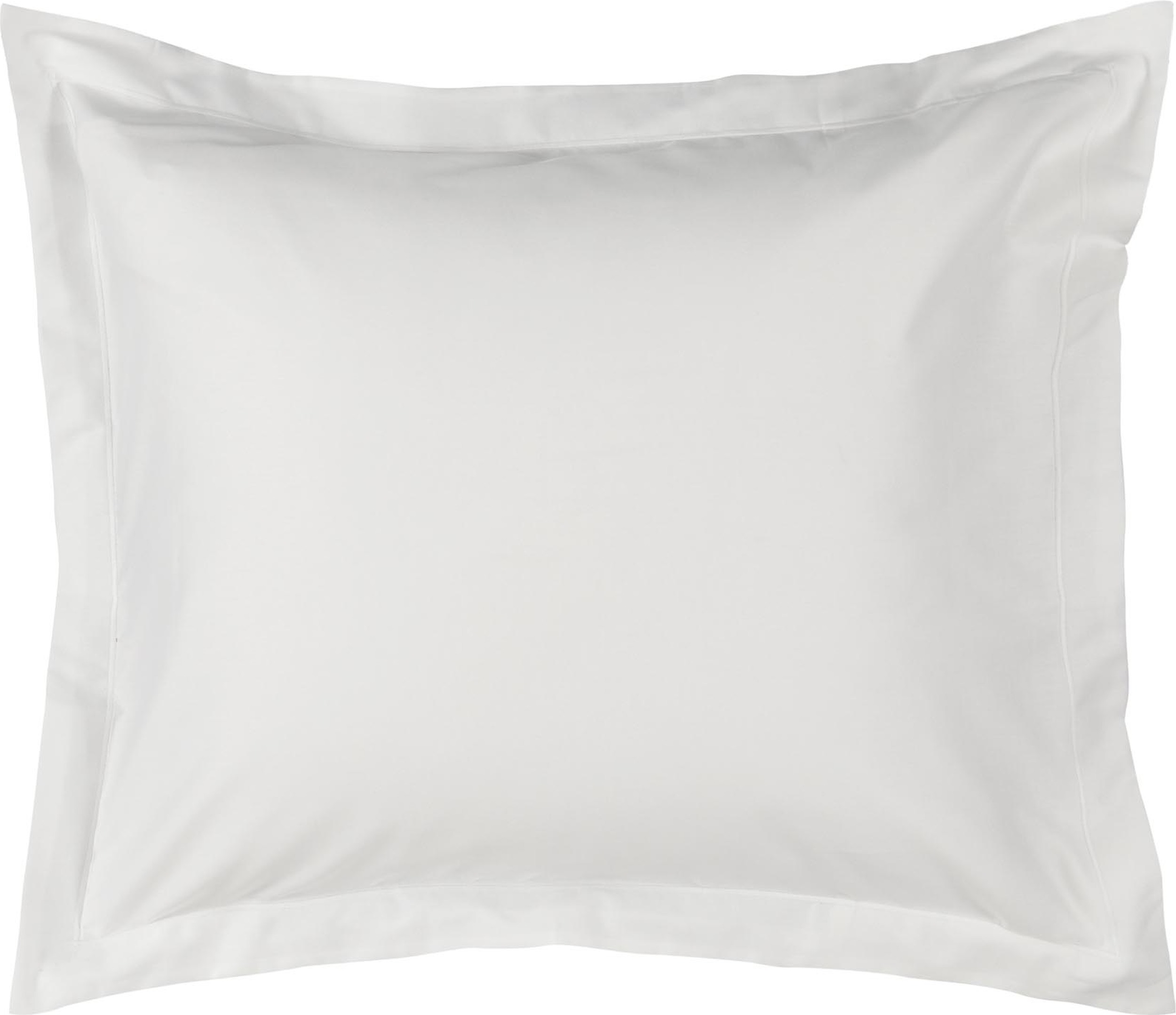 Satin Kissenbezug 60 x 70 cm weiß