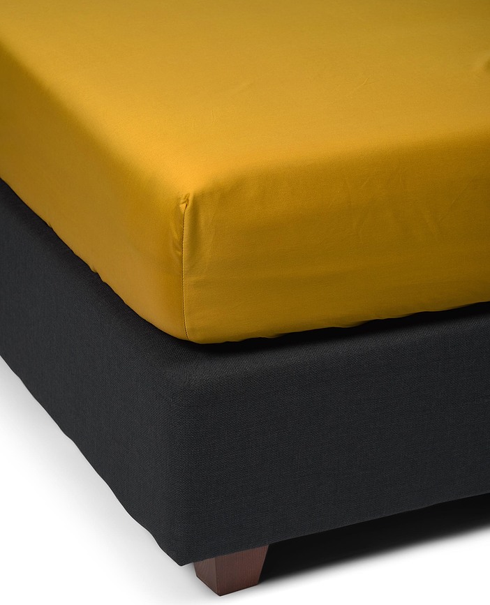 Satin Napenjalna rjuha, 90 x 210 cm, bela