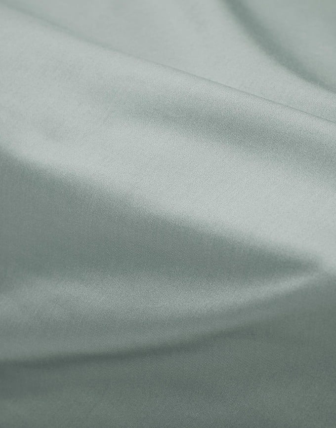 Satin Plahta s gumicom 90 x 200 cm sivo-bež