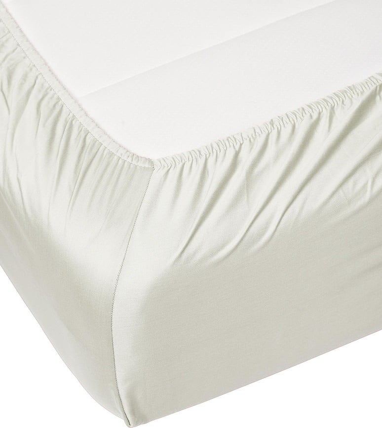 Satin Plahta s gumicom 180 x 210 cm bijela