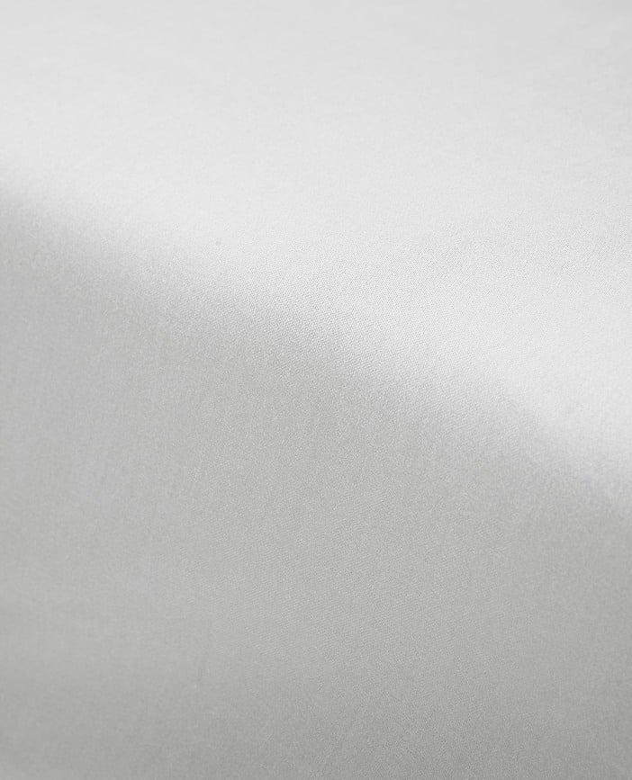 Satin Plahta s gumicom 180 x 220 cm satenska bijela