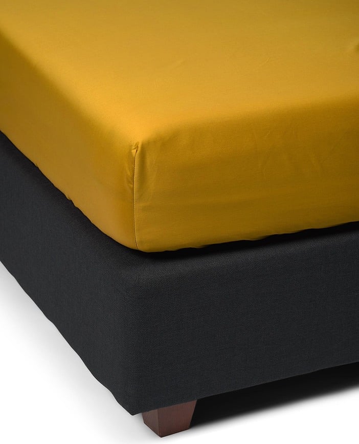 Satin Plahta s gumicom bijela 90 x 210 cm