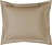 Satin Taie d'Oreiller 60 x 70 cm, gris-beige